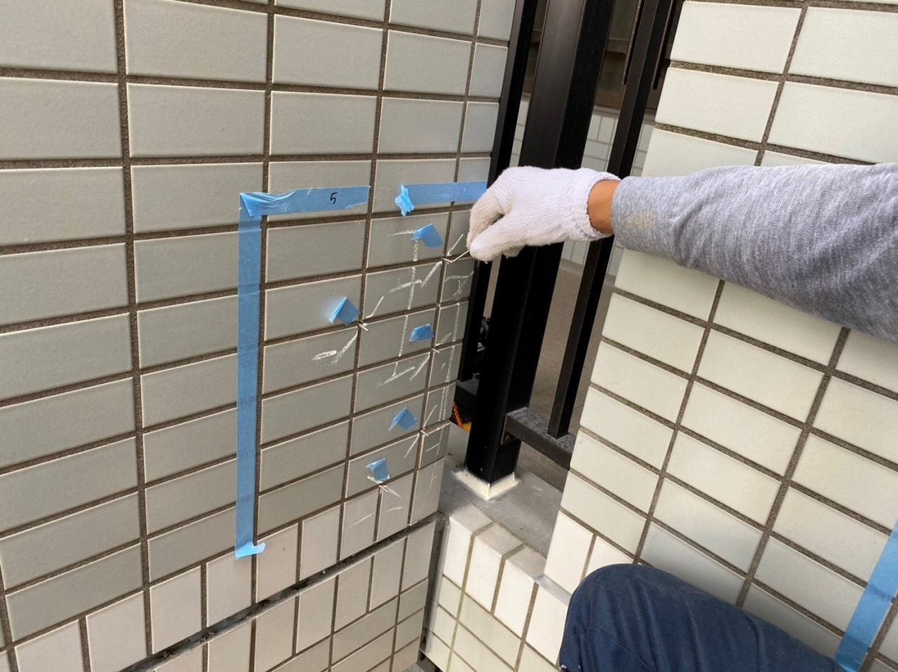 外装タイル改修工事